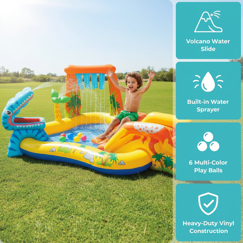 Inflatable Dinosaur Water Park