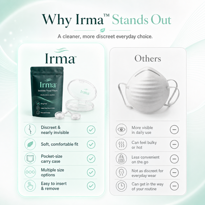 Irma™ Invisible Nasal Filters