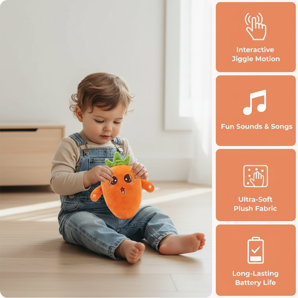 JigglePals™ Interactive Plush Toy