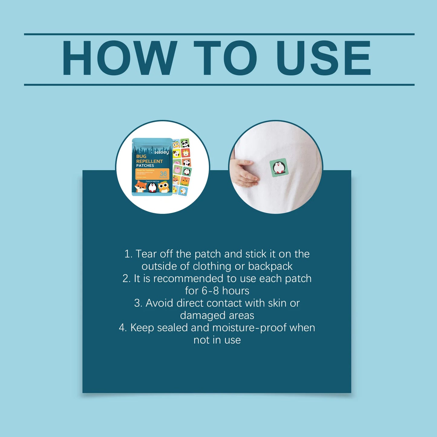 Bug Repellent Patches for Kids