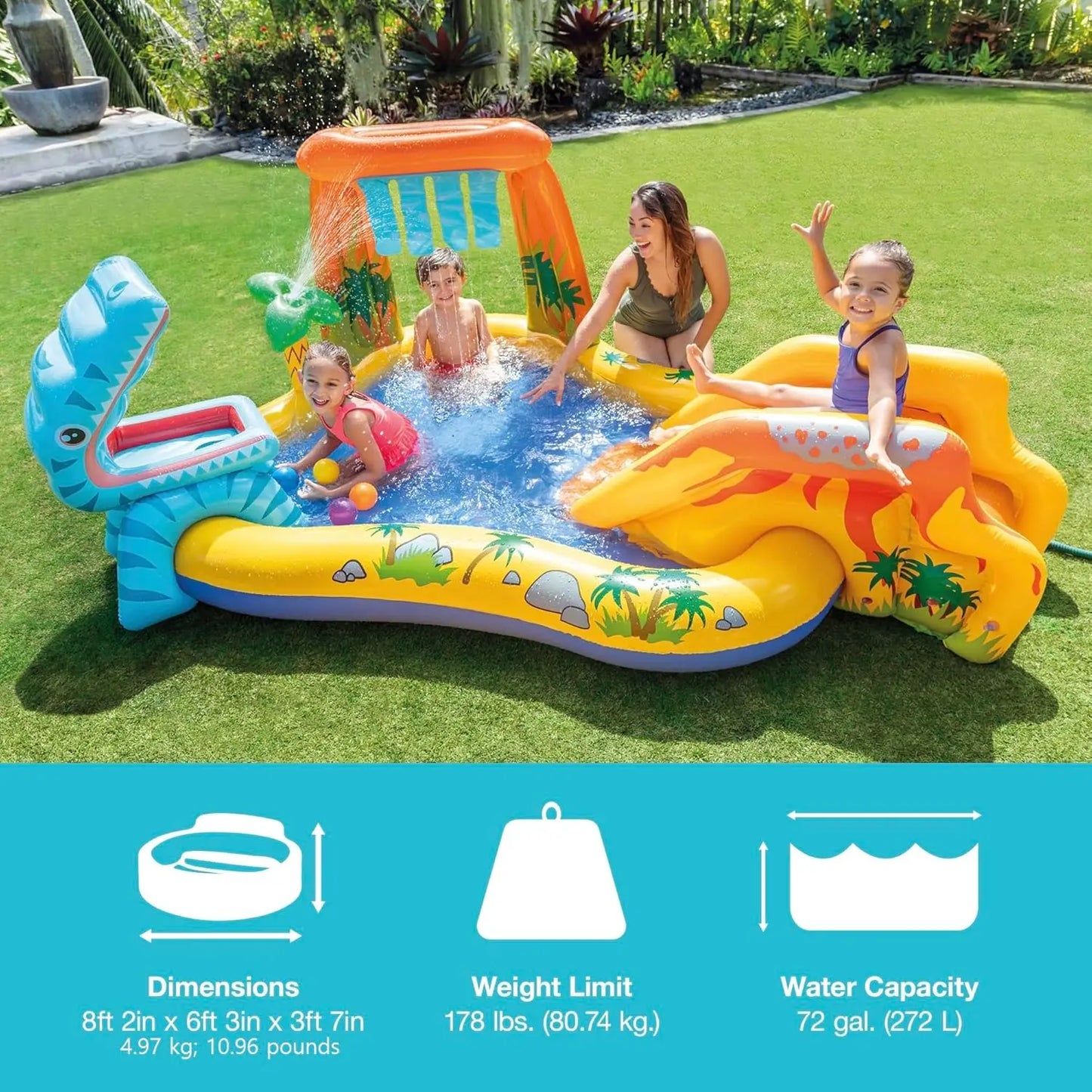 Inflatable Dinosaur Water Park