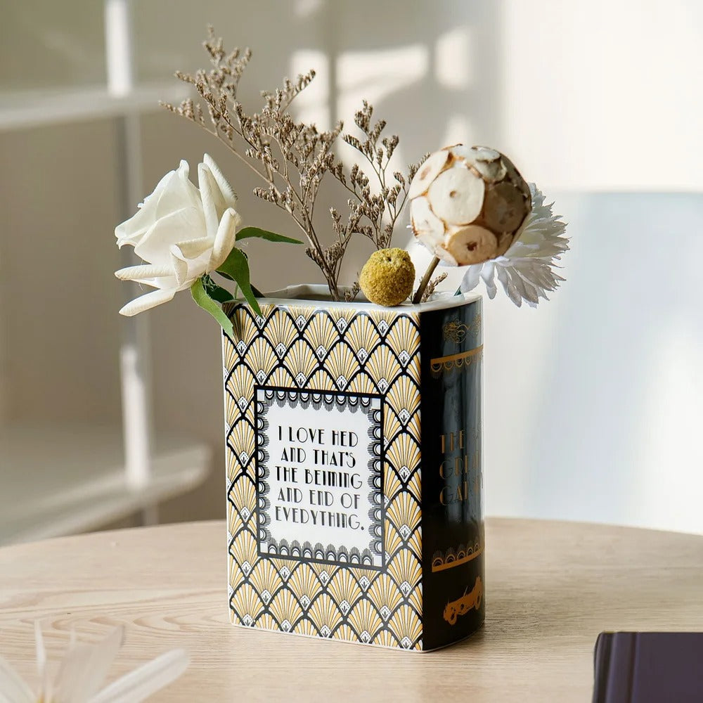 Stacked Books Planter